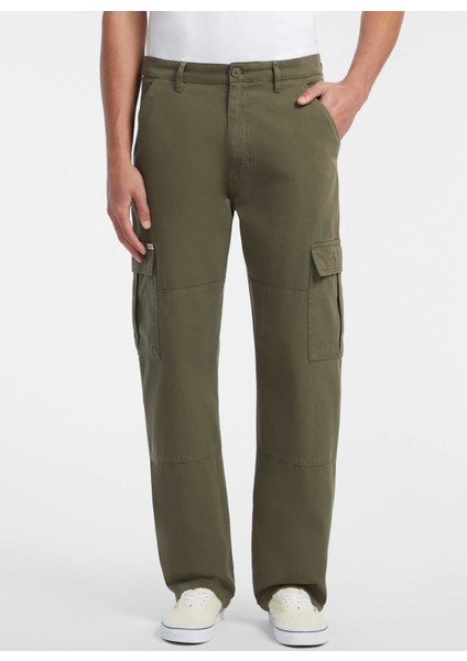 Normal Paça Haki Erkek Kargo Pantolon M4YB40WGCV1G8EV Gj Mens Cargo Chıno fiyatları