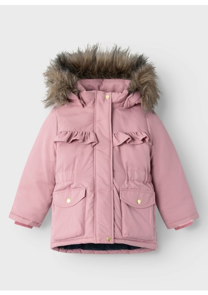 Lila Kız Çocuk Parka 13227830