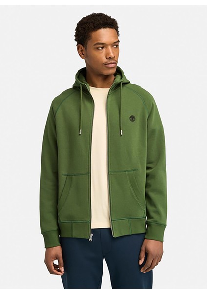 Siyah Erkek Bisiklet Yaka Normal Bel Normal Kalıp Sweatshirt TB0A2BNBEIN1_EXETER Rıver Brushed B