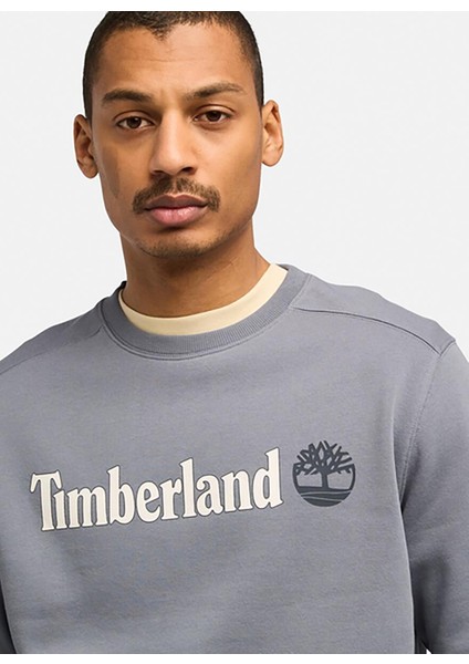 Gri Erkek Bisiklet Yaka Normal Bel Normal Kalıp Sweatshirt TB0A5UJY0731_KENNEBEC Rıver Linear modelleri