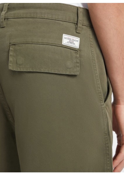 Normal Paça Haki Erkek Kargo Pantolon M4YB40WGCV1G8EV Gj Mens Cargo Chıno fırsatları
