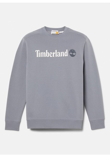 Gri Erkek Bisiklet Yaka Normal Bel Normal Kalıp Sweatshirt TB0A5UJY0731_KENNEBEC Rıver Linear