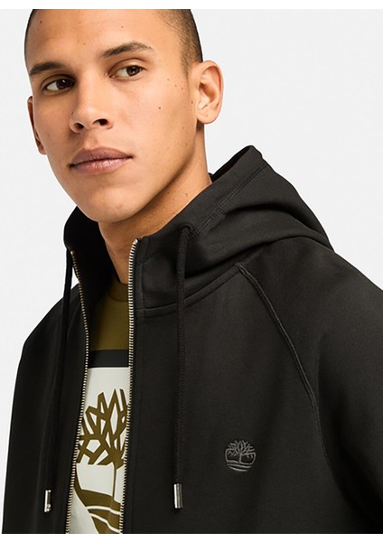 Siyah Erkek Bisiklet Yaka Normal Bel Normal Kalıp Sweatshirt TB0A2BNBX651_EXETER Rıver Brushed B modelleri
