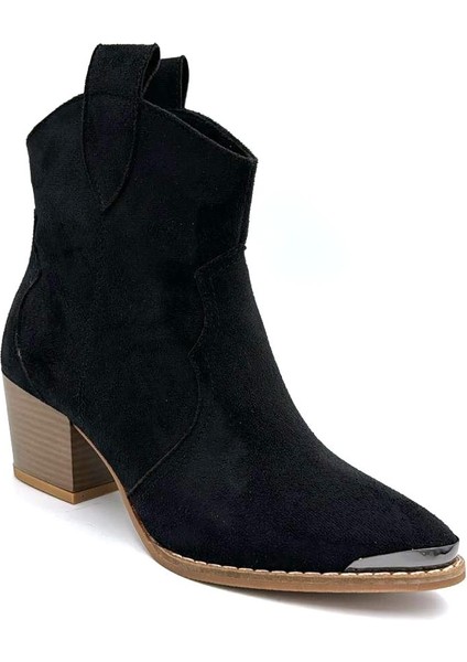 (Pine Cone) Kadın Kovboy Çizme Siyah