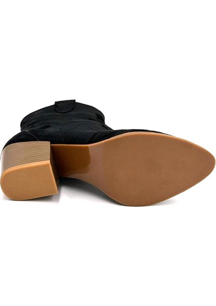 (Pine Cone) Kadın Kovboy Çizme Siyah indirimleri