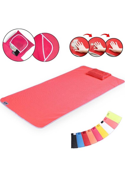 Neon Pembe Plaj Havlusu 75X160 cm