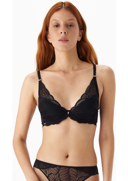 Siyah Balenli Sütyen 60815