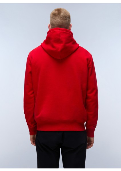 Kırmızı Erkek Bisiklet Yaka Normal Kalıp SWEATSHIRTNP0A4I53MN81_B-PORTALET H