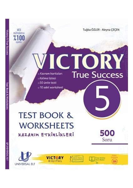 5.sınıf Victory True Success Testbookworksheets / Universal