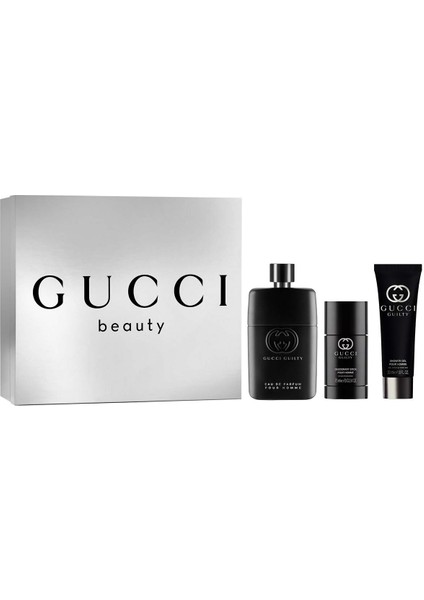 Guilty Pour Homme Edp 90 ml Erkek Parfüm Seti