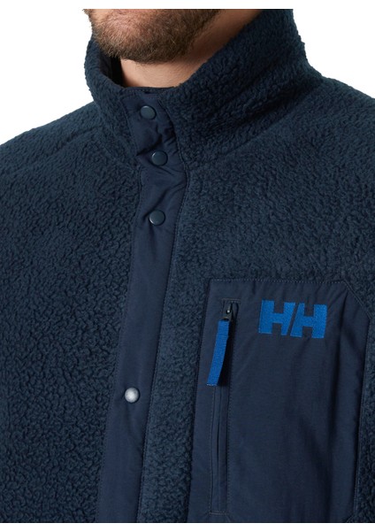 Düz Lacivert Erkek Polar Sweatshırt HHA.63348_HELLY Hansen Panorama Pıl fiyatları