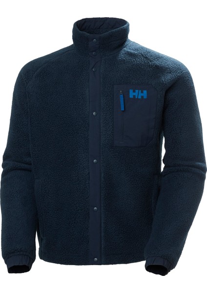Düz Lacivert Erkek Polar Sweatshırt HHA.63348_HELLY Hansen Panorama Pıl indirimleri