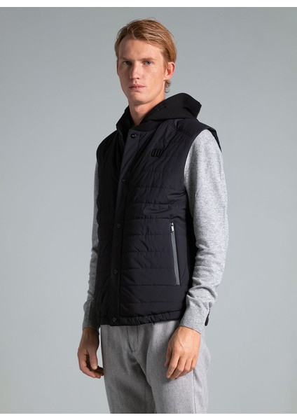 Siyah Erkek Yelek Oberon modelleri