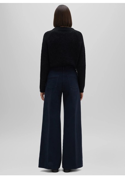 Yüksek Bel Standart Lacivert Kadın Pantolon G 0156 G549 modelleri