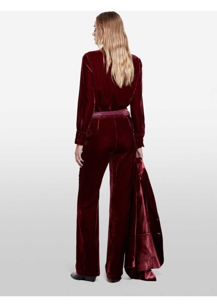 Normal Gömlek Yaka Kırmızı Kadın Gömlek 51EULQ07Y fırsatları