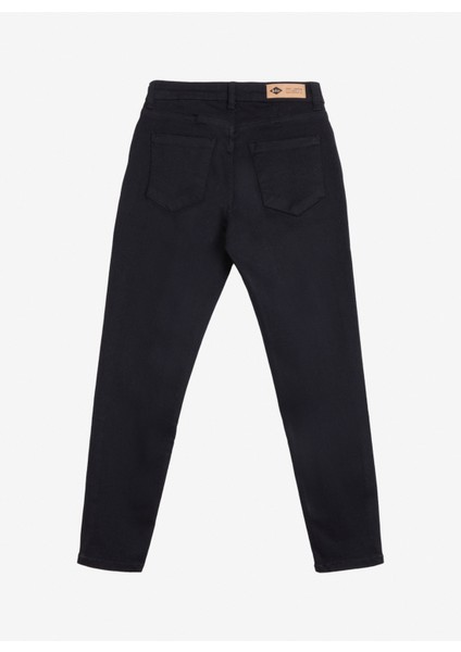 Normal Bel Normal Paça Crop Siyah Kadın Denim Pantolon 251 Lcf 121003 Funny Easter Black fiyatları