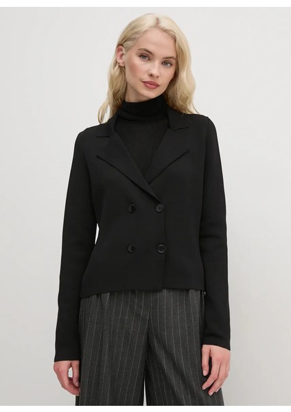 Normal Siyah Kadın Ceket 112AM601Y