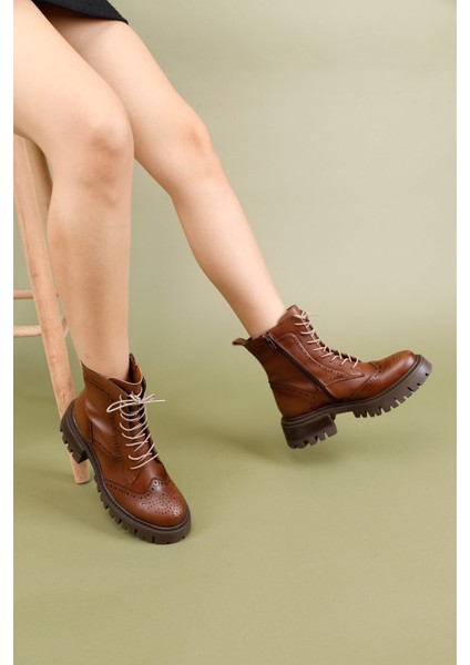 Taros Kadın Fermuarlı Taba Bot fiyatları