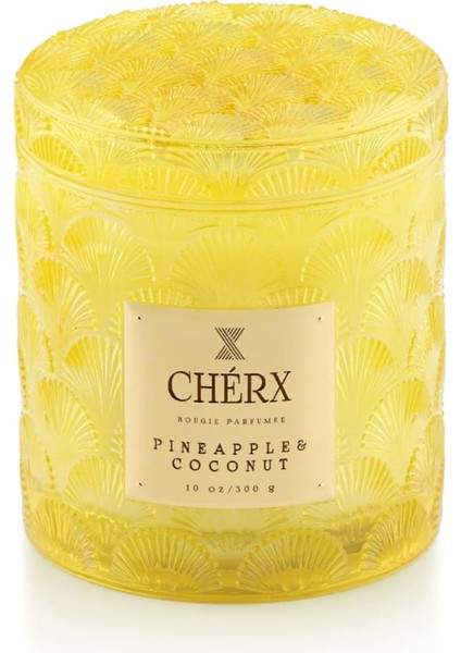 Sarı Mum Pineapple & Coconutcamkavanoz Mum