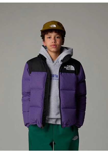 Mor - Siyah Kız Çocuk Mont NF0A8A4C6KO1-TEEN 1996 Retro Nuptse fiyatları