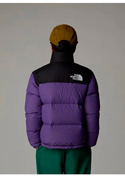 Mor - Siyah Kız Çocuk Mont NF0A8A4C6KO1-TEEN 1996 Retro Nuptse indirimleri