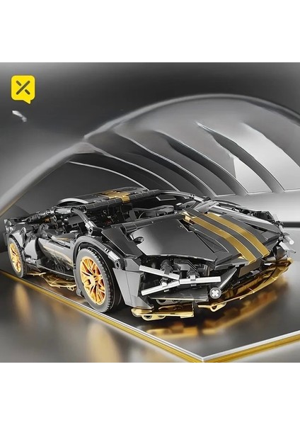 1300+ Parça 1:14 Buıldıng Bloks Spor Araba Yapı Blokları Seti 3D Montaj Modeli Kiti, Gençler & Yetişkinler Için Mükemmel Hediye 14+ Yaş fiyatları
