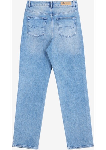 Normal Bel Normal Paça Straight Açık Mavi Kadın Denim Pantolon 251 Lcf 121016 Dıana Francesca Lıgh fiyatları