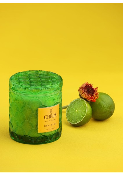 Yeşil Mum Key Lime Cam Kavanoz Mum