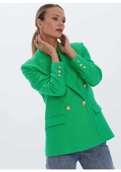 Standart Yeşil Kadın Ceket 24KSL1400 modelleri
