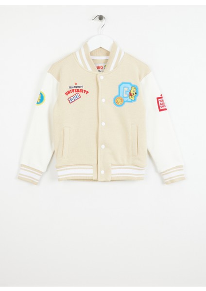 Bisiklet Yaka Bej Kadın Sweatmont HRBTXT414