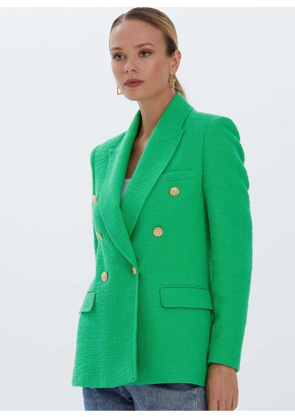 Standart Yeşil Kadın Ceket 24KSL1400 fırsatları