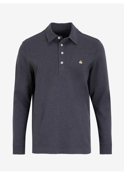 Antrasit Melanj Erkek Polo T-Shirt BBFW24MTS002