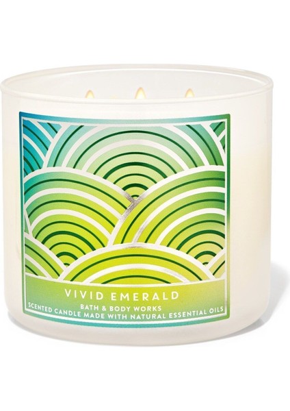 Vivid Emerald Büyük Mum 411 G