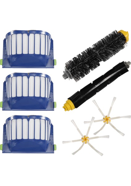 Irobot Roomba 600 Serisi 605 Için Orta Silindirli Yan Fırçalı Hepa Filtre (Yurt Dışından) fiyatları