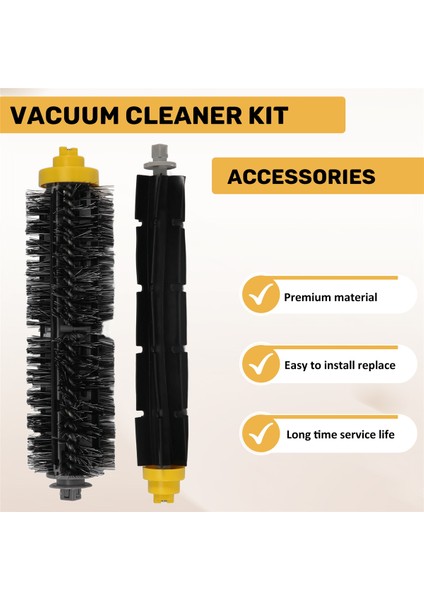 Irobot Roomba 600 Serisi 605 Için Orta Silindirli Yan Fırçalı Hepa Filtre (Yurt Dışından) indirimleri