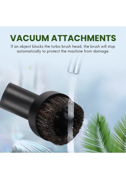 32MM (1 1/4 Inç) ve 35MM (1 3/8 Inç) Vakum Aksesuarları Fırça Seti (Yurt Dışından)