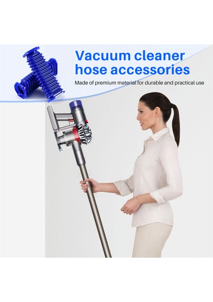 Dyson V7 V8 V10 V11 Elektrikli Süpürge Için 2 Adet Yumuşak Peluş Şerit Hortum (Yurt Dışından)