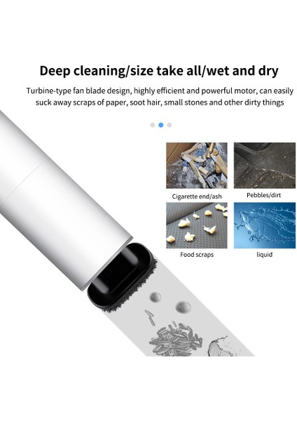 Araba Elektrikli Süpürgesi 120W El Tipi Yüksek Güçlü Kuru Islak Emiş Siyah (Yurt Dışından) indirimleri