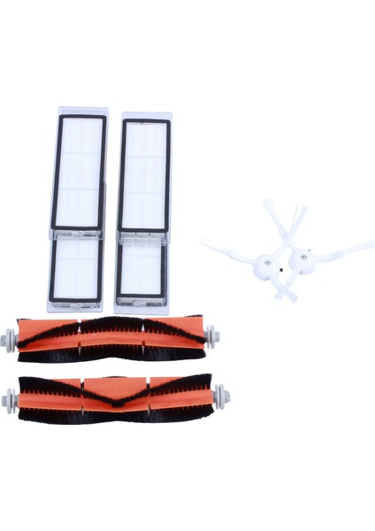 Xiaomi Roborock Robot S50 S51 Için 8 Adet Filtre Yan Fırça Rulo Fırça (Yurt Dışından)