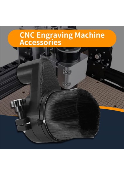 Cnc Gravür Makinesi Aksesuarları Mil Toz Geçirmez Fırça 80MM (Yurt Dışından)