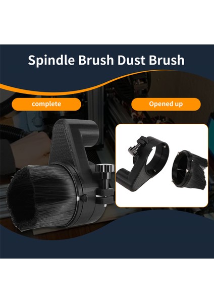 Cnc Gravür Makinesi Aksesuarları Mil Toz Geçirmez Fırça 80MM (Yurt Dışından)