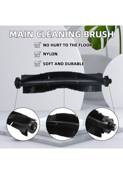 Hepa Filtre Ana ve Yan Fırçalar Mop Bezi Değişimi (Yurt Dışından) modelleri