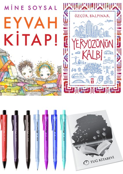 Yeryüzünün Kalbi ve Eyvah Kitap! 2li Set + Hediyeli