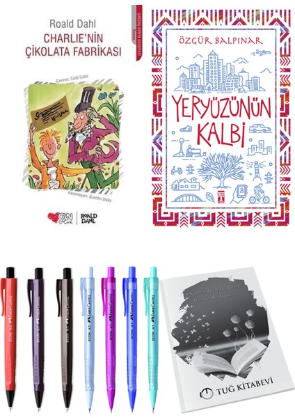 Yeryüzünün Kalbi ve Charlie'nin Çikolata Fabrikası 2li Set