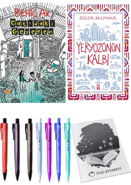 Yeryüzünün Kalbi ve Çatıdaki Gezegen 2li Set