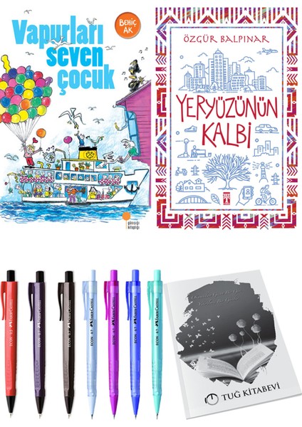 Yeryüzünün Kalbi ve Vapurları Seven Çocuk 2li Set