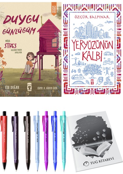 Yeryüzünün Kalbi ve Duygu Günlüğüm Mira Stres Kulübesi'nden Ayrılıyor 2li Set