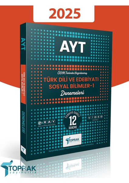 2025 Model AYT Türk Dili ve Edebiyatı - Sosyal Bilimler 12'li Deneme