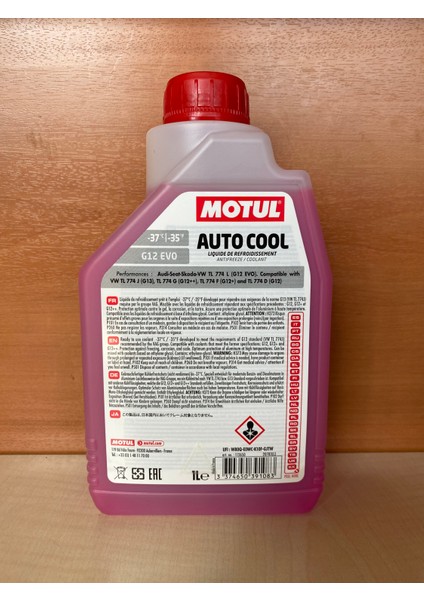 Auto Cool Antıfreeze/coolant G12 Evo 1lt