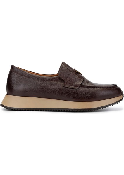 Erkek Kahverengi Loafer Ayakkabı 537 3568 Erk Ayk SK24-25 Kahve Dr